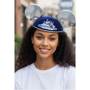 Walt Disney World Mickey Mouse Ears Hat "Were Dreams Come True"
